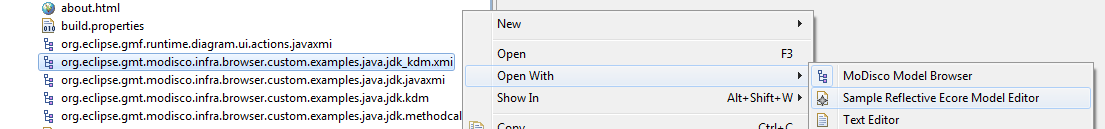 Opening a KDM Source model